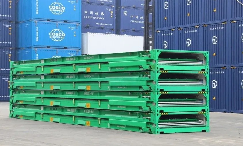 业界创新：可折叠集装箱